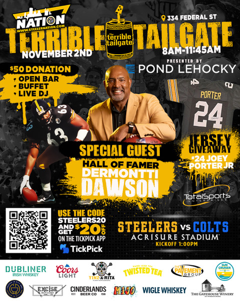 Terrible Tailgate Dermontti Dawson