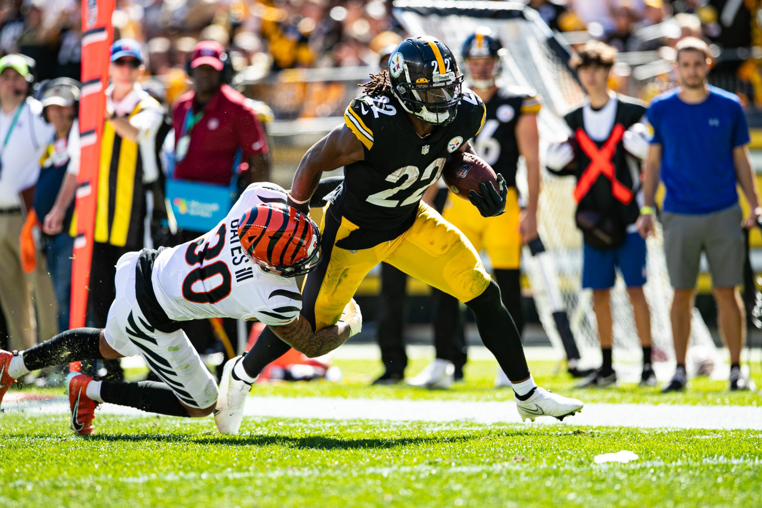 steelers, Harris, bates, 2022