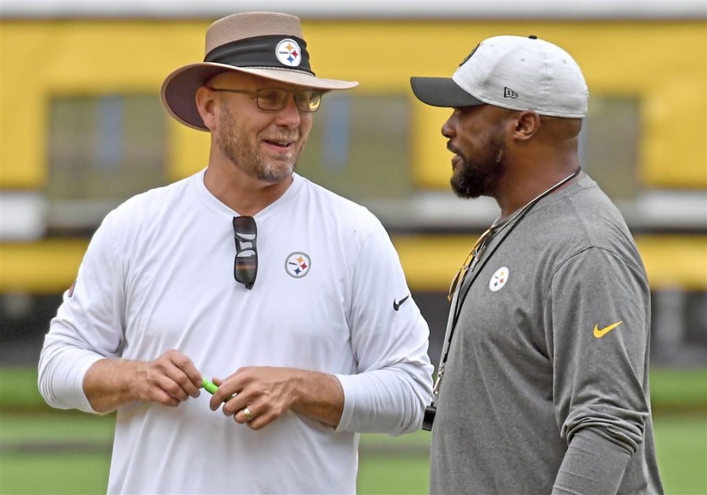 Steelers OC Matt Canada and HC Mike Tomlin