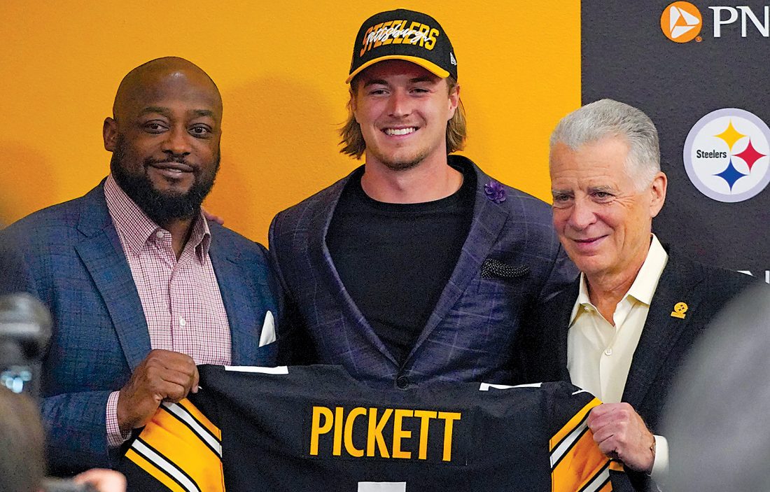 Steelers Kenny Pickett Mike Tomlin Art Rooney II