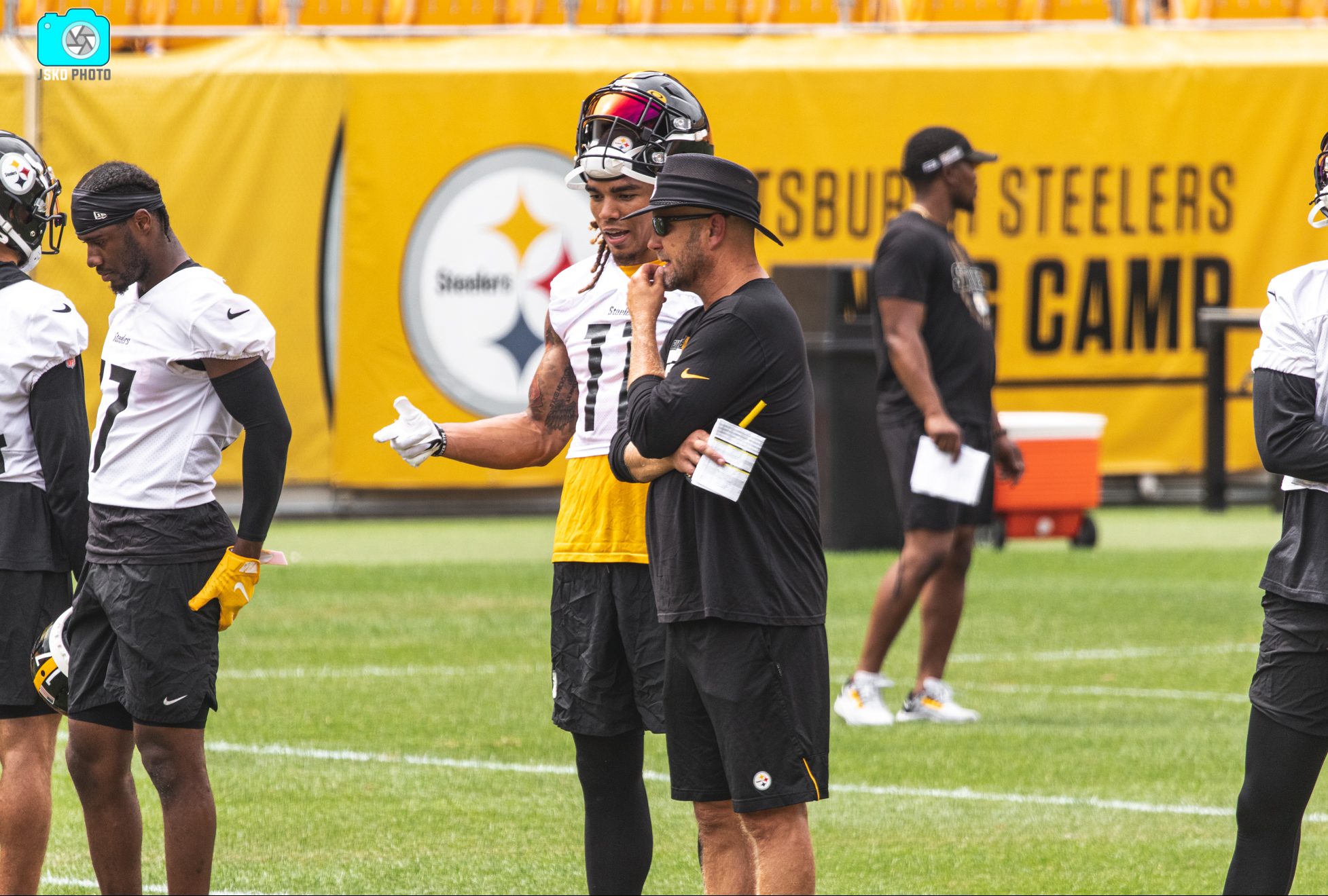 Steelers Chase Claypool and Matt Canada