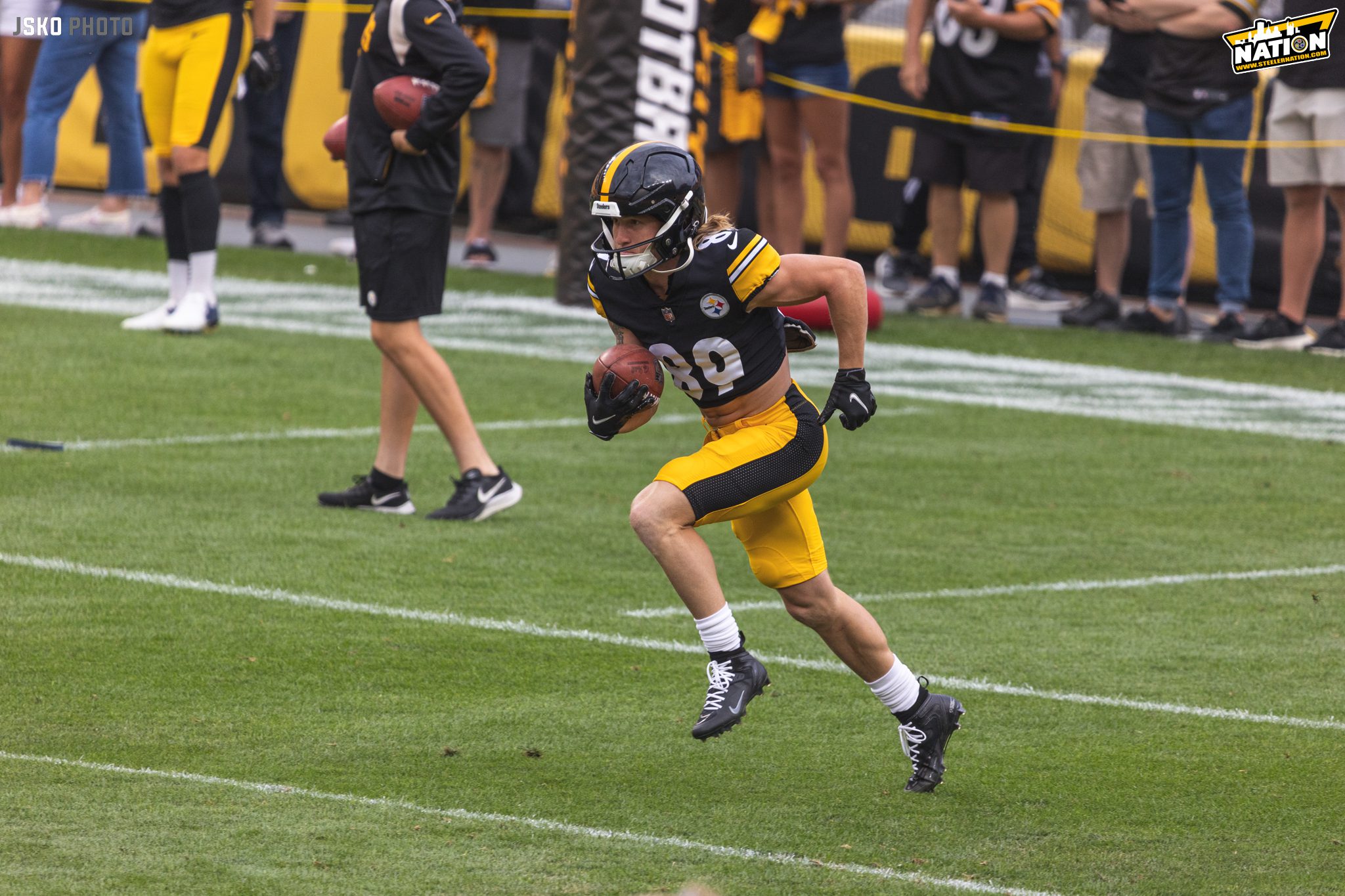 Steelers wide receiver and returner Gunner Olszewski