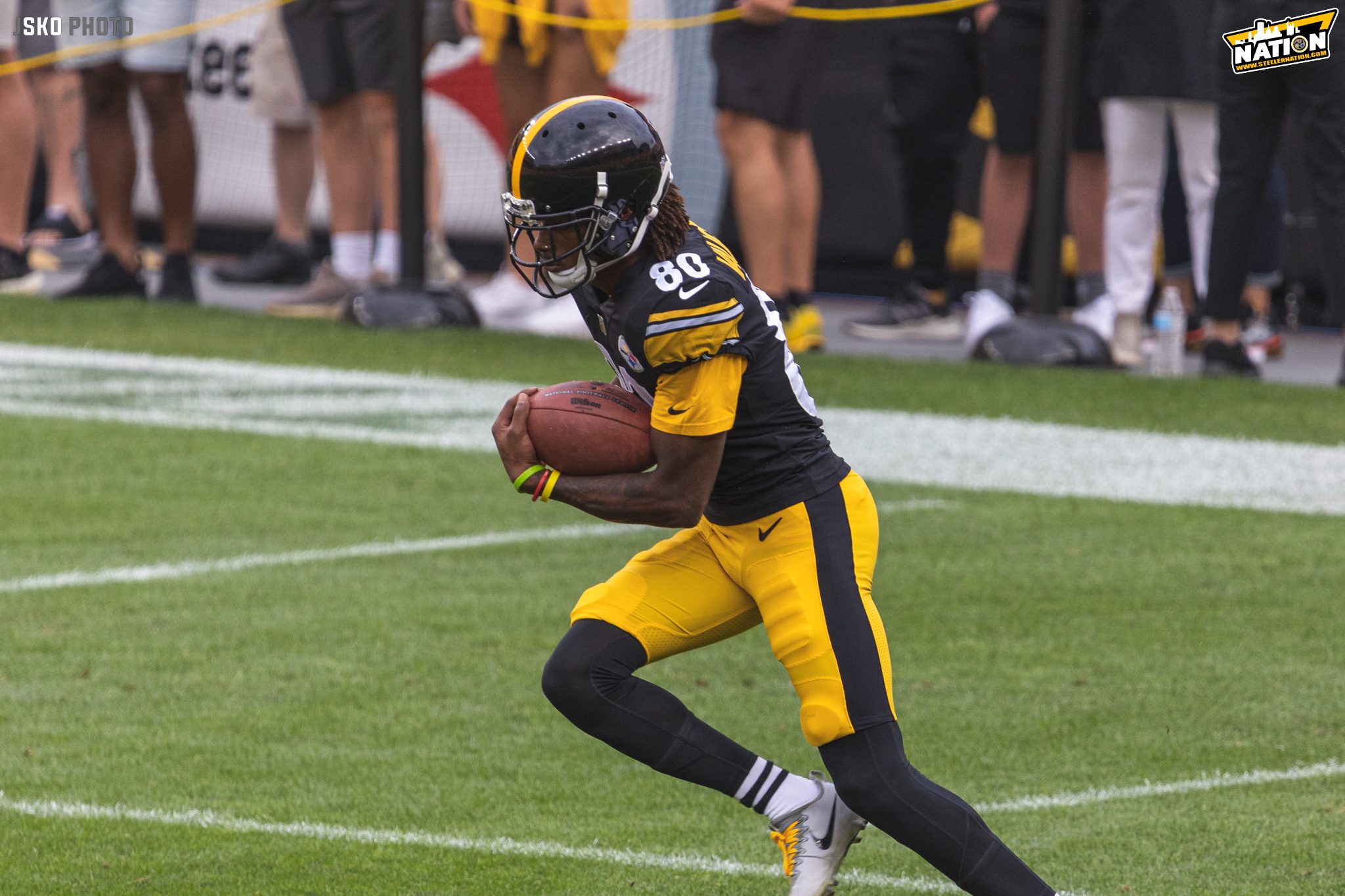Steelers wide receiver Tyler Vaughns