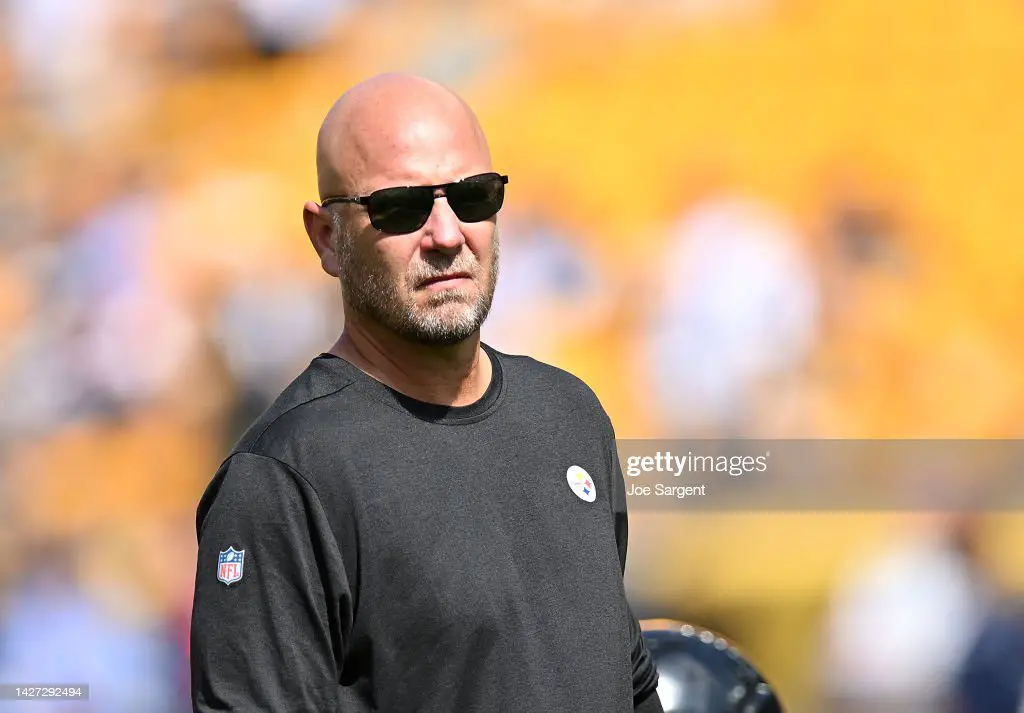 Steelers offensive coordinator Matt Canada