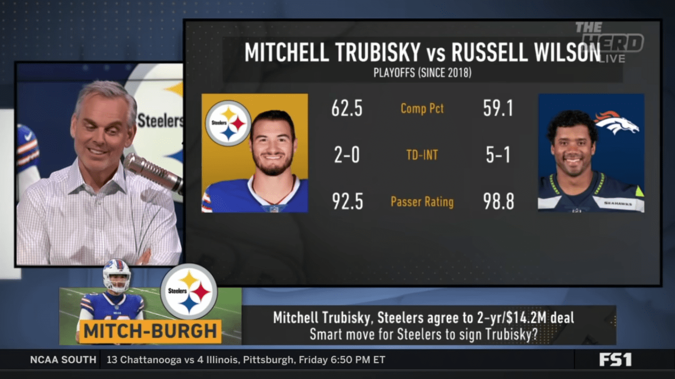 Steelers Mitch Trubisky