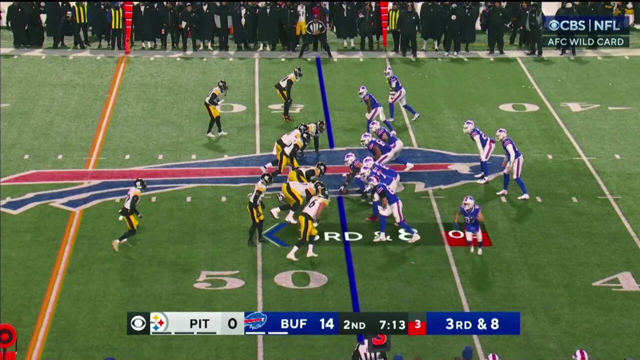 Steelers Fans Infuriated With Josh Allen And Refs For Fake Sliding On