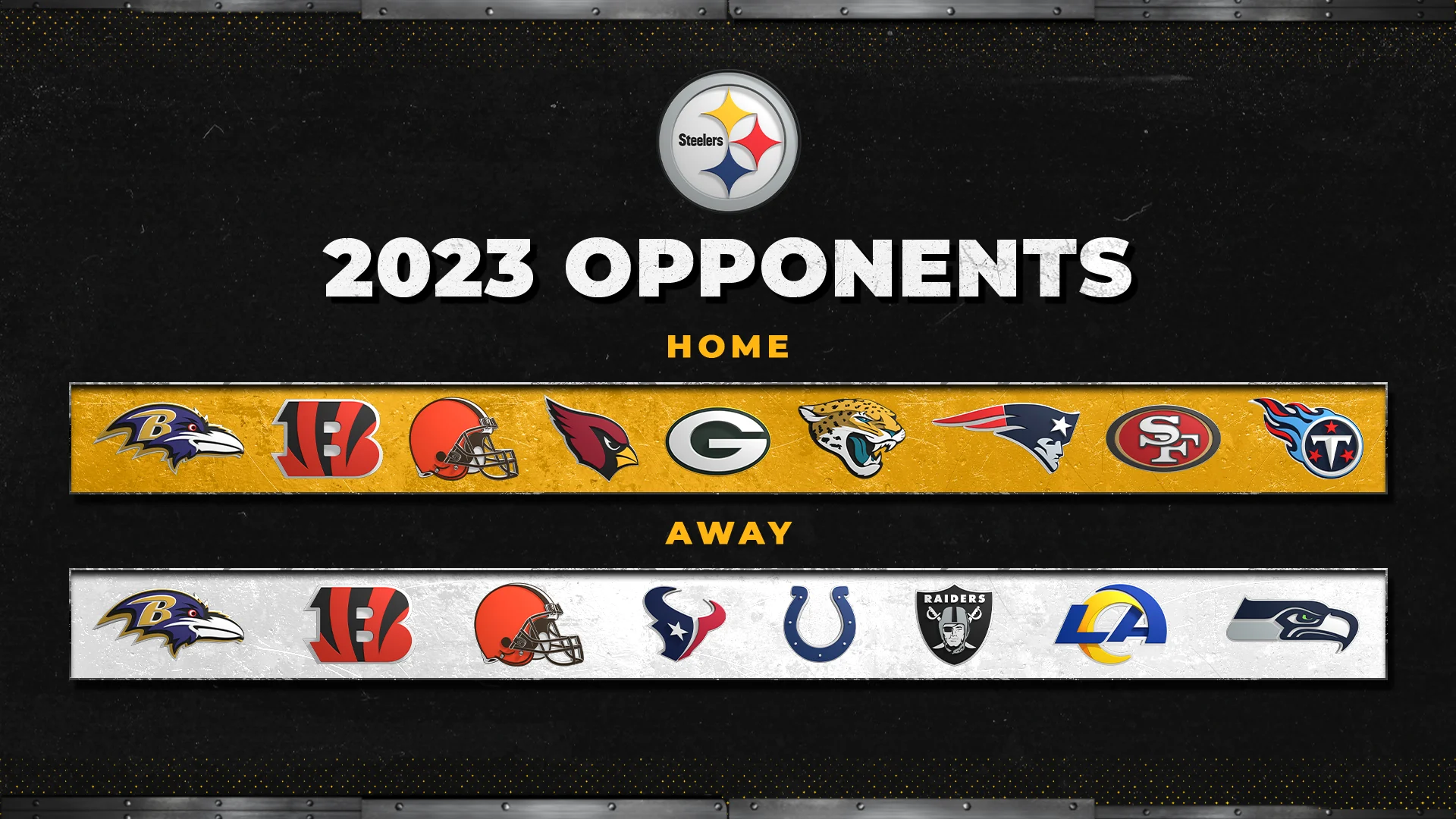 Pittsburgh Steelers schedule 2023: Finally an opener at home, but a brutal  finish - The Athletic