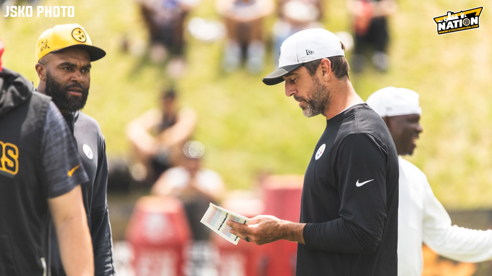 Steelers Gamble Everything on Aaron Rodgers and Jalen Ramsey (Steelers). Photo by Jordan Schofield / SteelerNation (X: @JSKO_PHOTO)