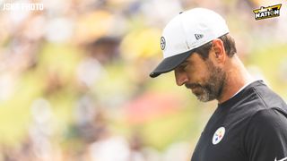 Steelers' Aaron Rodgers Doesn't Receive Much Support From Mike Tomlin After Quarterback's Bad Game (Steelers News). Photo by Jordan Schofield / SteelerNation (X: @JSKO_PHOTO)