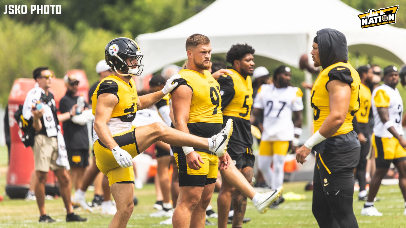 "Might Not Be Room": 2 Young Steelers Get Ultimate Warning Before Training Camp (Steelers News). Photo by Jordan Schofield / SteelerNation (X: @JSKO_PHOTO)