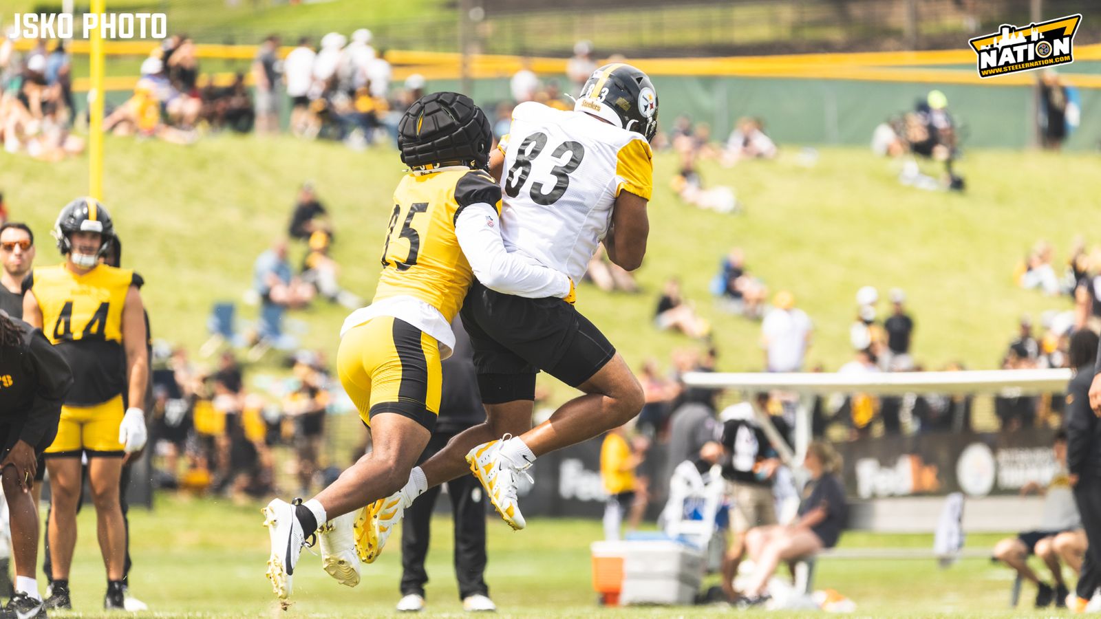 Steelers' Connor Heyward Explained Why He Was So Frustrated Before Practice: "At Some Point, It Has To Stop" (Steelers News). Photo by Jordan Schofield / SteelerNation (X: @JSKO_PHOTO)