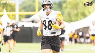 Steelers' Pat Freiermuth Gets Bold Week 1 Prediction That Could Unlock Entire Offense (Steelers News). Photo by Jordan Schofield / SteelerNation (X: @JSKO_PHOTO)