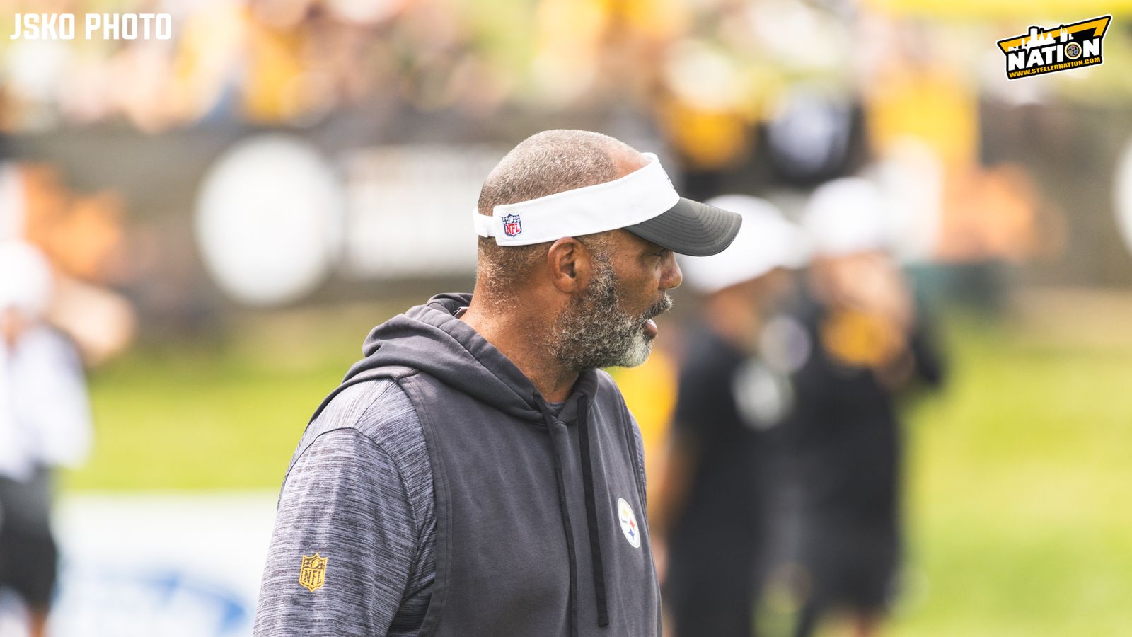 Steelers' Teryl Austin Is Very Direct About How 1 Rookie Is Adapting To Position Change (Steelers News). Photo by Jordan Schofield / SteelerNation (X: @JSKO_PHOTO)
