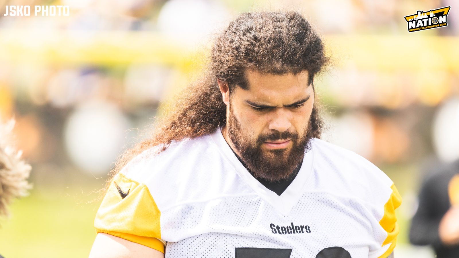 Steelers' Isaac Seumalo May Have Big Problem With Aaron Rodgers Playing Quarterback For Pittsburgh (Steelers News). Photo by Jordan Schofield / SteelerNation (X: @JSKO_PHOTO)