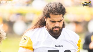 Steelers' Isaac Seumalo May Have Big Problem With Aaron Rodgers Playing Quarterback For Pittsburgh (Steelers News). Photo by Jordan Schofield / SteelerNation (X: @JSKO_PHOTO)