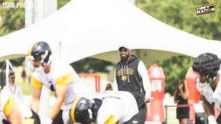 Steelers' Mike Tomlin Announces Controversial Plans Regarding Playing Time In Week 2 Of The Preseason (Steelers News). Photo by Jordan Schofield / SteelerNation (X: @JSKO_PHOTO)