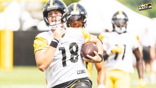 "Will Howard Has Made Strides": Steelers Insider Sees Improvement Lately From The Quarterback (Steelers News). Photo by Jordan Schofield / SteelerNation (X: @JSKO_PHOTO)