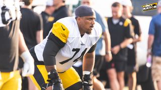 Steelers Rookie Gennings Dunker Will Have 1 Perfect Opportunity To Pass Spencer Anderson (Steelers News). Photo by Jordan Schofield / SteelerNation (X: @JSKO_PHOTO)