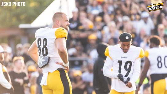 Steelers Pat Freiermuth Calvin Austin III Steelers Pat Freiermuth Calvin Austin III