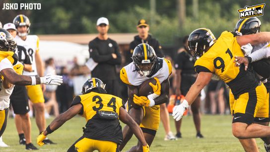 Steelers Kaleb Johnson Donte Kent Logan Lee