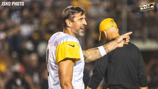 Aaron Rodgers Gives Honest Feedback On Steelers' 2025 Offensive Weapons (Steelers News). Photo by Jordan Schofield / SteelerNation (X: @JSKO_PHOTO)