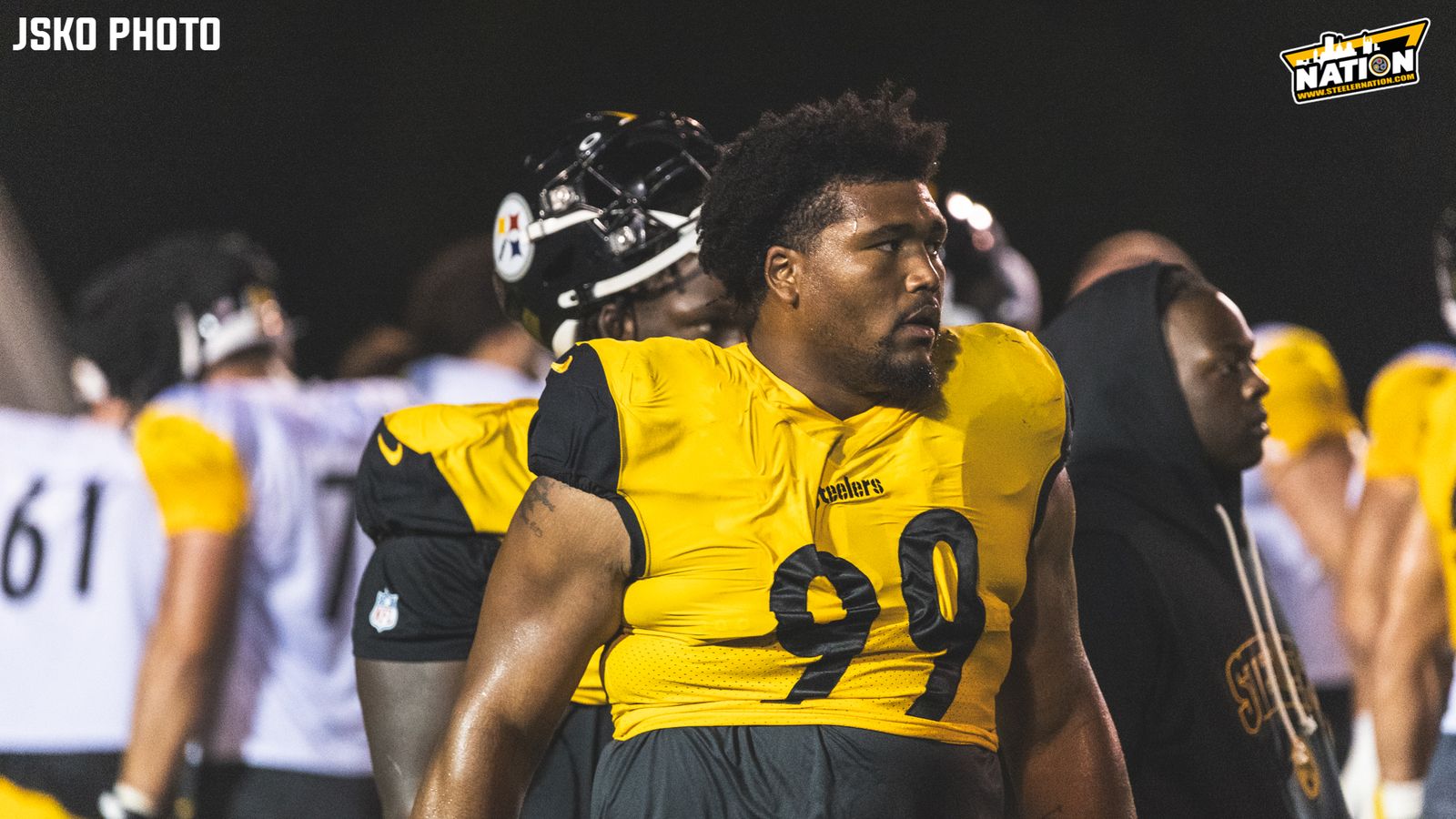 Steelers Share New Plan For Rookie Derrick Harmon's Return From Injury (Steelers News). Photo by Jordan Schofield / SteelerNation (X: @JSKO_PHOTO)