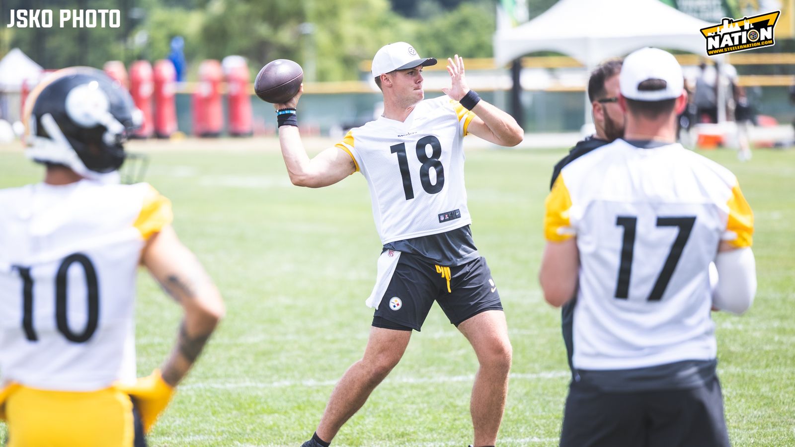 Steelers' Exciting Rookie QB Will Howard Finally Returning To The Field After Great News Out Of Pittsburgh (Steelers News). Photo by Jordan Schofield / SteelerNation (X: @JSKO_PHOTO)