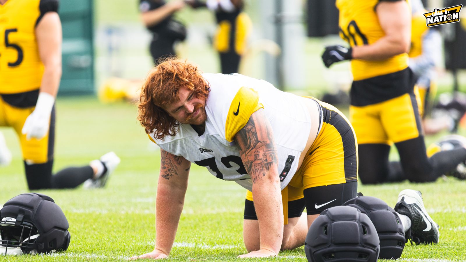 Steelers Have Fascinating Long-Term Plan Brewing On Offensive Line (Steelers News). Photo by Jordan Schofield / SteelerNation (X: @JSKO_PHOTO)