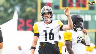 Steelers' Drew Allar Reveals Feeling Much More Comfortable Following Practice (Steelers News). Photo by Jordan Schofield / SteelerNation (X: @JSKO_PHOTO)