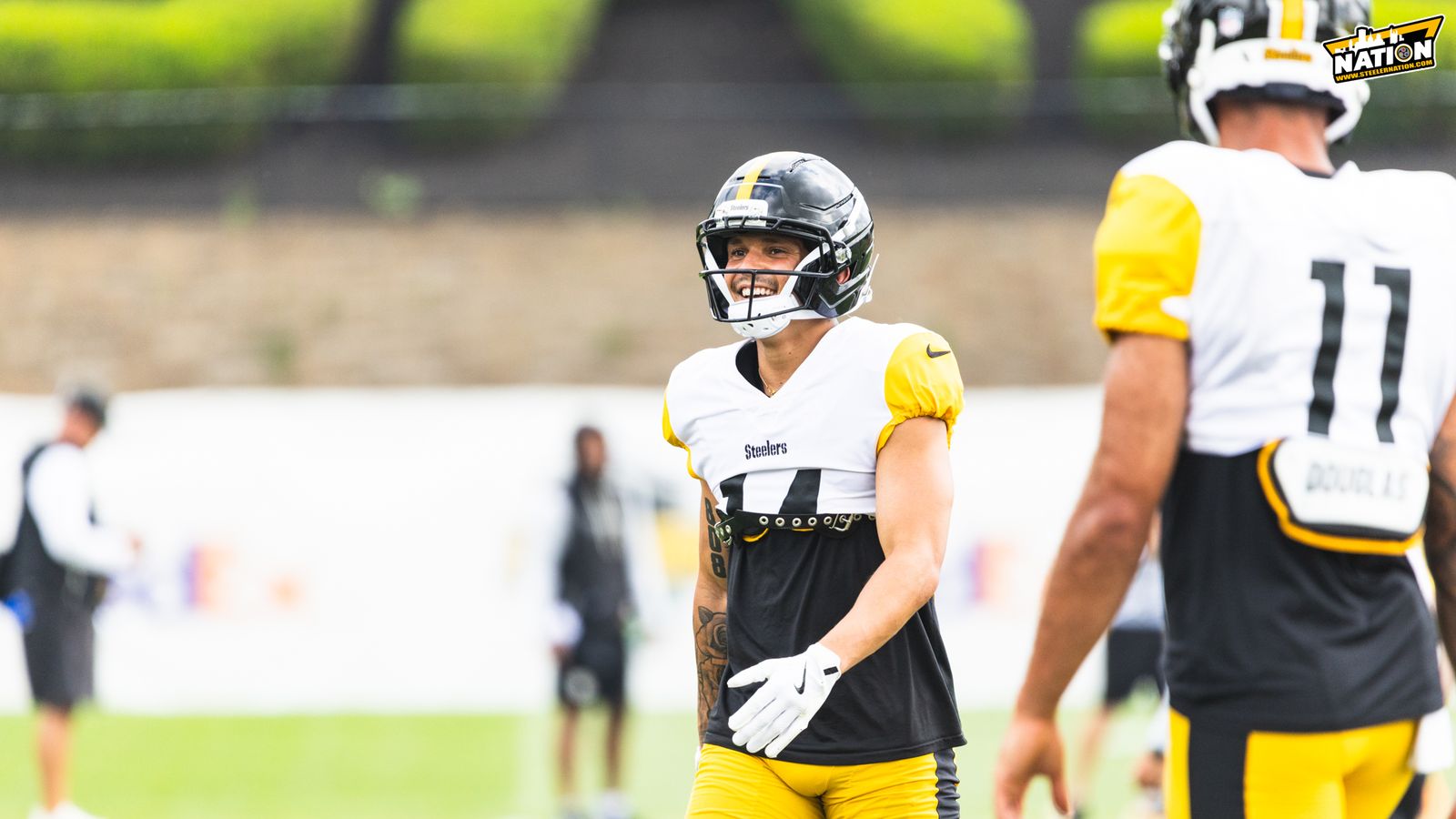 "Multiple Explosive Plays": Steelers' Mike McCarthy Detailed How Roman Wilson Is Developing Into A Duel Threat (Steelers News). Photo by Jordan Schofield / SteelerNation (X: @JSKO_PHOTO)
