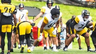 Steelers Hint At Critical Offensive Line Changes Ahead Of Week 2 (Steelers News). Photo by Jordan Schofield / SteelerNation (X: @JSKO_PHOTO)