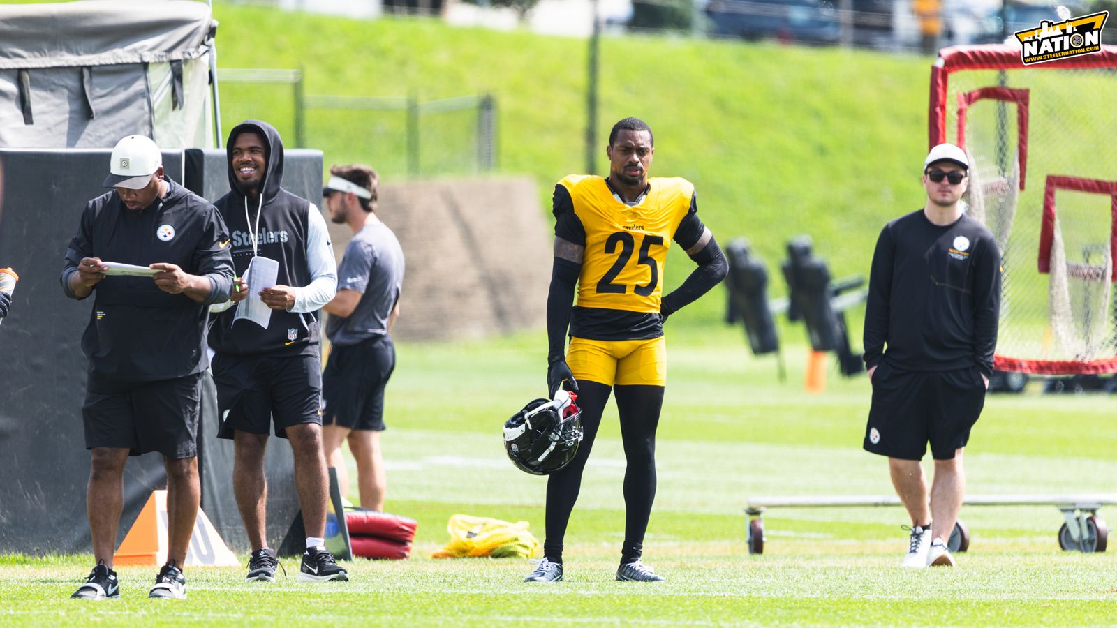 Steelers' New-Look Safety Plan Comes With A Dangerous Catch (Steelers News). Photo by Jordan Schofield / SteelerNation (X: @JSKO_PHOTO)