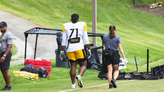 More Bad Injury News For Steelers' First-Round Pick Max Iheanachor Announced (Steelers News). Photo by Jordan Schofield / SteelerNation (X: @JSKO_PHOTO)