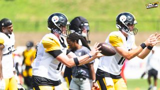 Steelers' Will Howard Is Making An Amazing Throw Look Almost Boring (Steelers News). Photo by Jordan Schofield / SteelerNation (X: @JSKO_PHOTO)