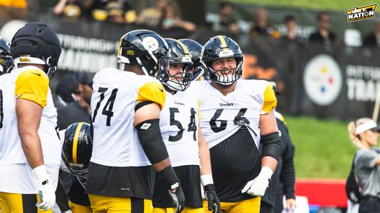 Steelers Zach Frazier Spencer Anderson Mason McCormick Steelers Zach Frazier Spencer Anderson Mason McCormick