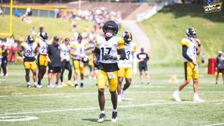 Steelers Fans Get A Surprising Germie Bernard Revelation (Steelers News). Photo by Jordan Schofield / SteelerNation (X: @JSKO_PHOTO)