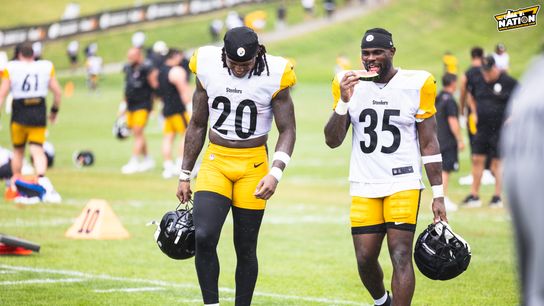 Steelers Kaleb Johnson Lew Nichols Steelers Kaleb Johnson Lew Nichols