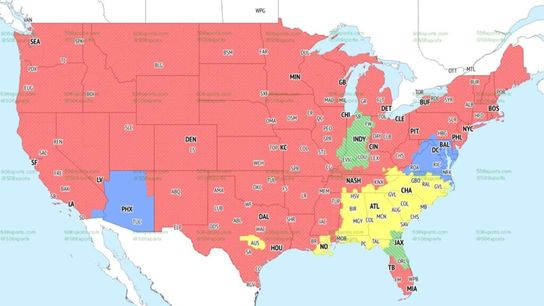 Steelers Viewing Map Steelers Viewing Map