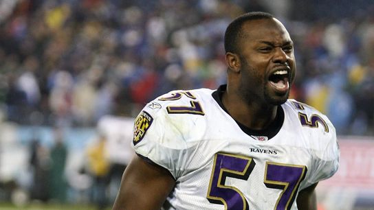 Baltimore Ravens former linebacker, Bart Scott displaying passion during one of his seven seasons with the organization. | Andy Lyons / Getty Images Baltimore Ravens former linebacker, Bart Scott displaying passion during one of his seven seasons with the organization. | Andy Lyons / Getty Images