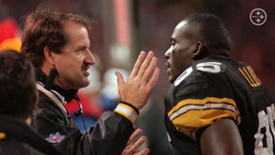 Steelers Bill Cowher and Greg Lloyd Steelers Bill Cowher and Greg Lloyd