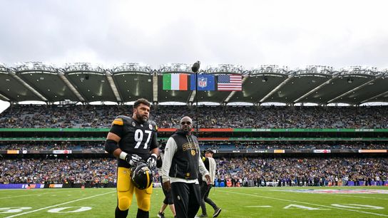 Steelers' Cam Heyward Mike Tomlin Steelers' Cam Heyward Mike Tomlin