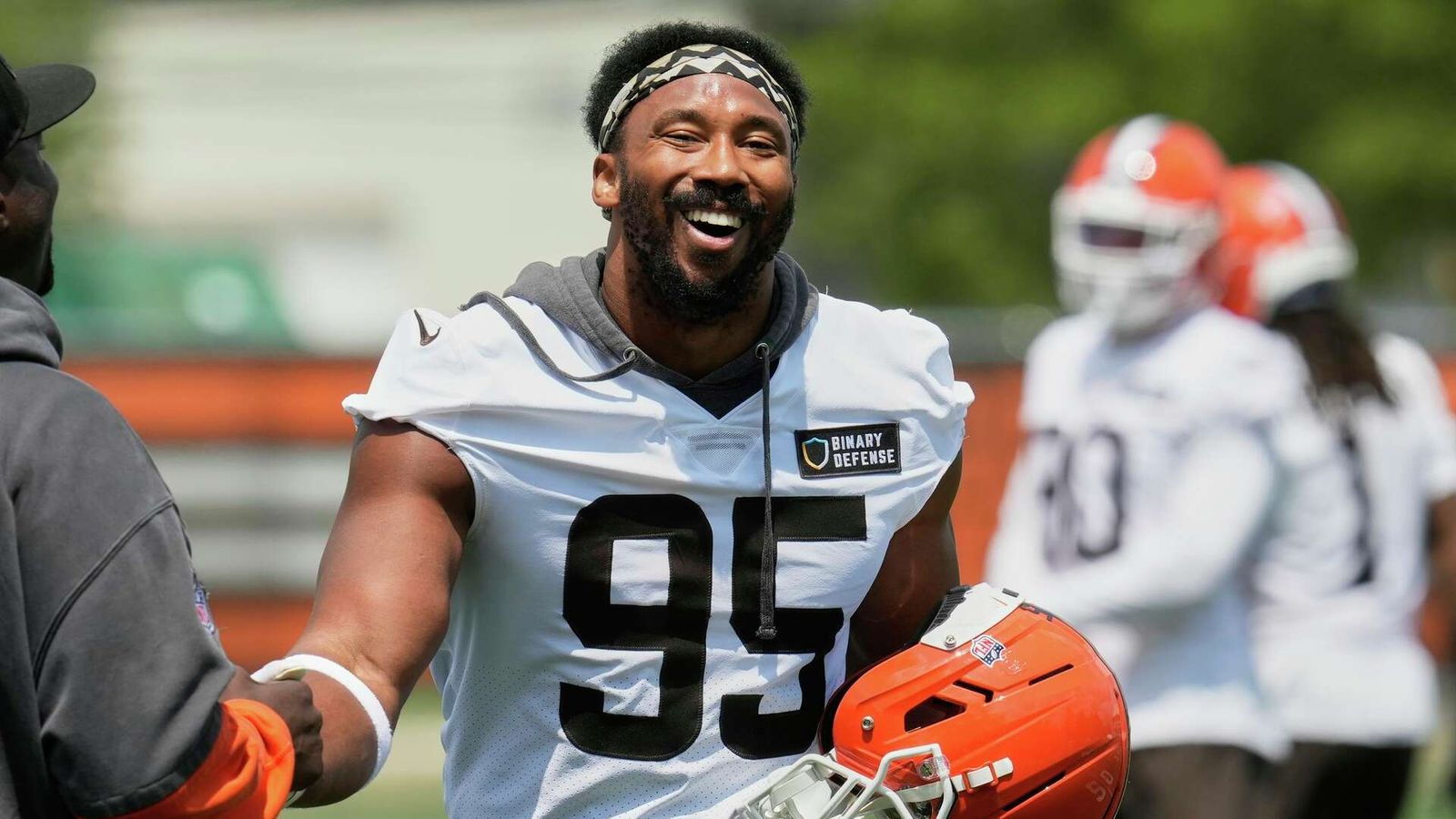 Steelers AFC North Rival Myles Garrett Gets Torched After Embarrassing Comments: "You Are The Worst Team In The League" (Steelers News). Photo by Sue Ogrocki / AP Photo