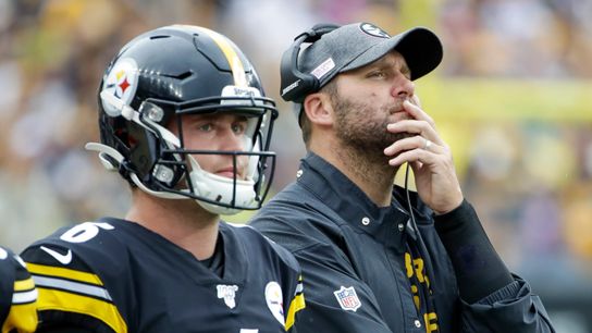 Steelers' Ben Roethlisberger Duck Hodges Steelers' Ben Roethlisberger Duck Hodges