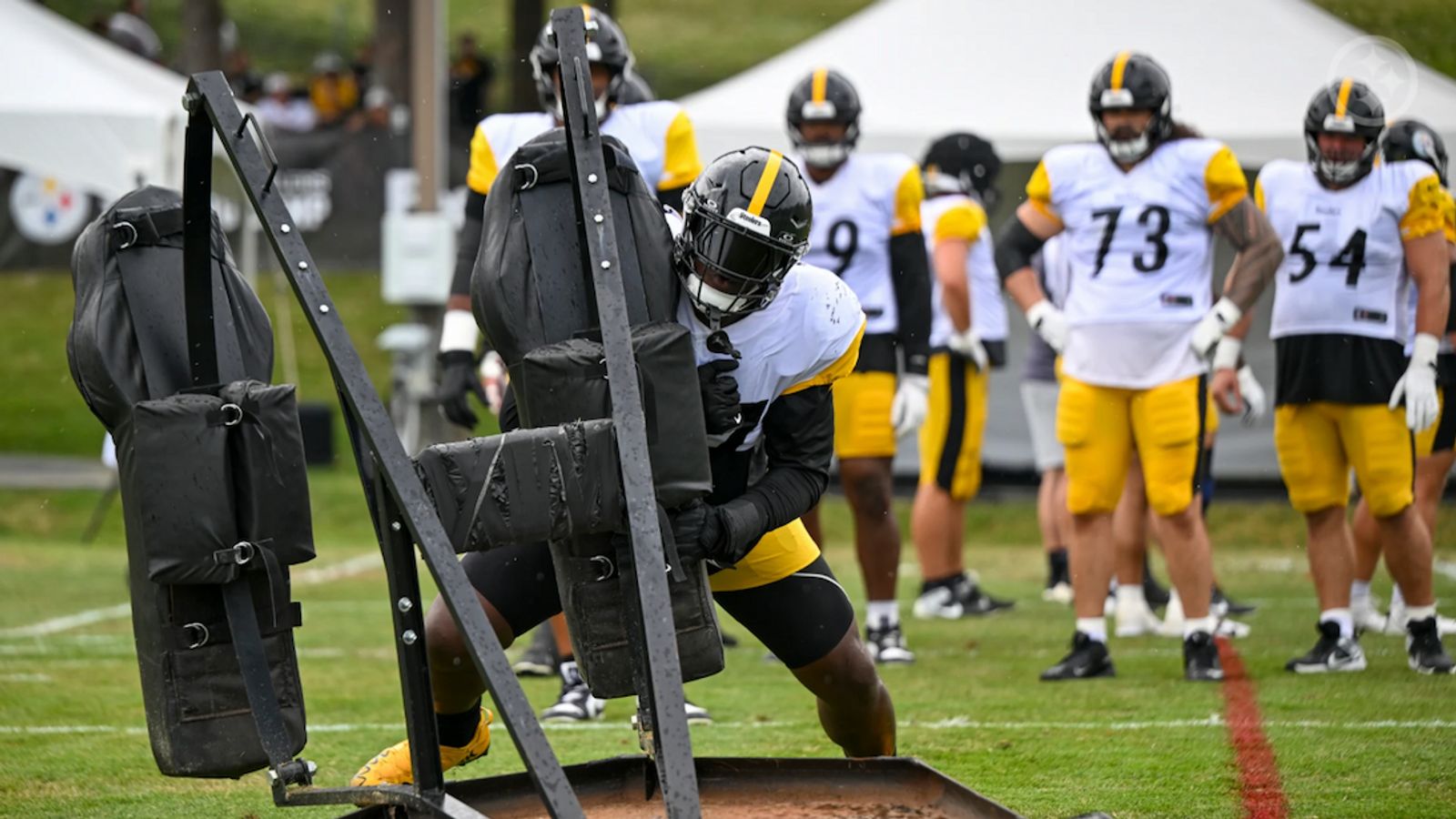 Steelers' Broderick Jones Explains The 2 Greatest Improvements He Has Made To His Game (Steelers News). Photo by Karl Roser / Pittsburgh Steelers