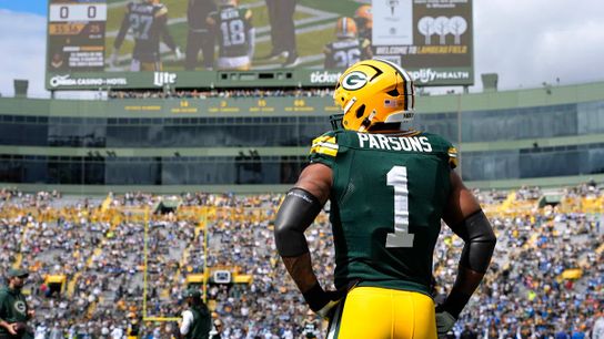 Packers' Micah Parsons Issues Big Warning To Steelers' Aaron Rodgers: "I'm Not Worried At All". Photo by John Fisher / Getty Images