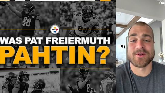 Steelers' Pat Freiermuth Explains What Really Made Him So Furious During Training Camp. Photo by The Pat McAfee Show