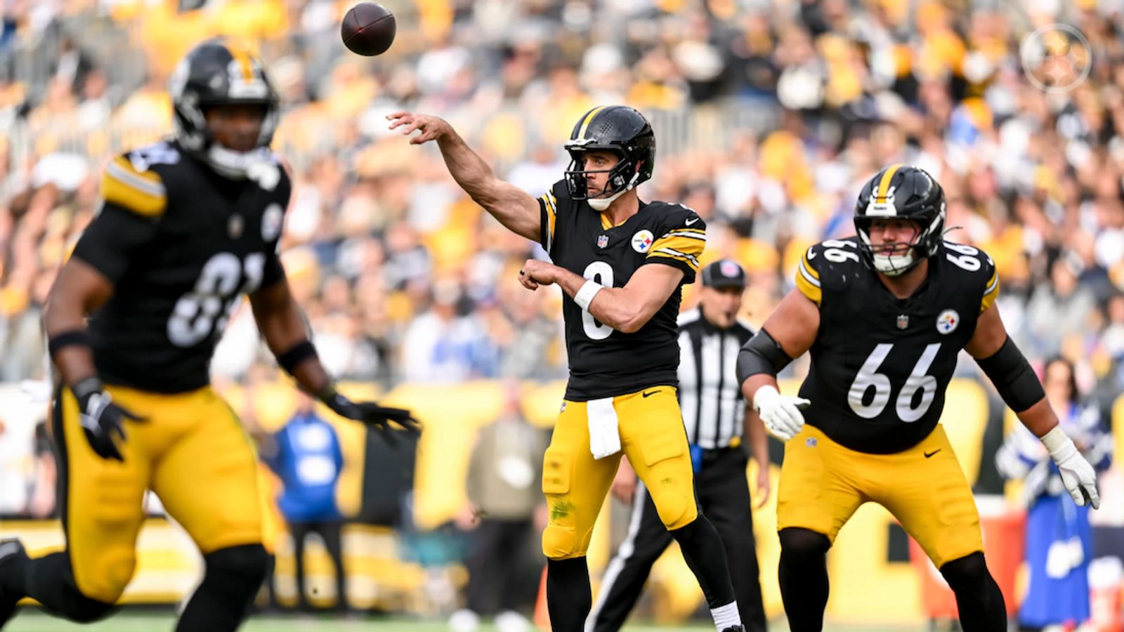 Aaron Rodgers Quickly Slams Media For Creating False Narratives About Steelers Defense (Steelers News). Photo by Karl Roser / Pittsburgh Steelers