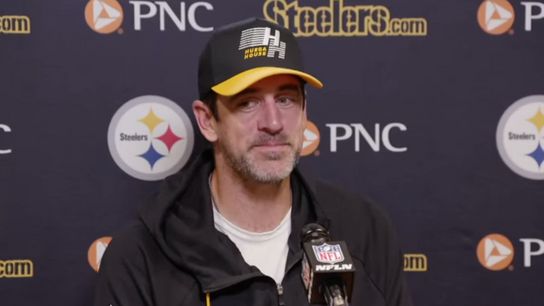 Steelers' Aaron Rodgers Speaks Out On Jaylen Warren's Crucial Mistake In Week 7. Photo by YouTube / Pittsburgh Steelers
