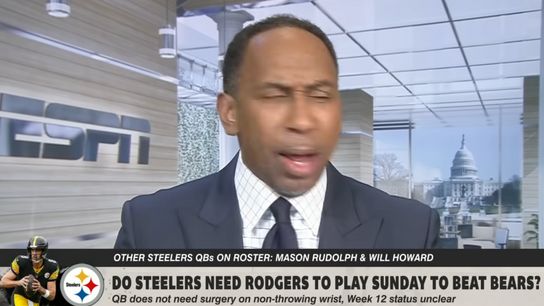 Stephen A. Smith Goes On Crazy Rant About Steelers QB Aaron Rodgers: "Get Your A** Out On That Field" (Steelers News)