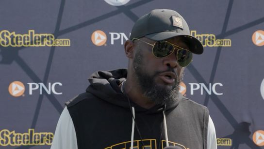 Steelers' Mike Tomlin Shares Impressive Take On Troy Fautanu Versus TJ Watt. Photo by Steelers.com